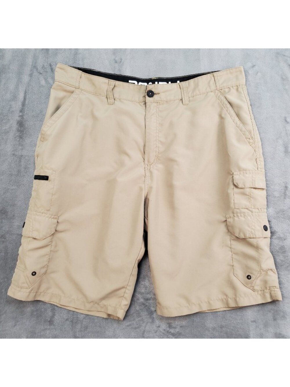Denali Cargo Shorts Men Size 38 Khaki Lightweight Stretch Hiking Outdoor Golf